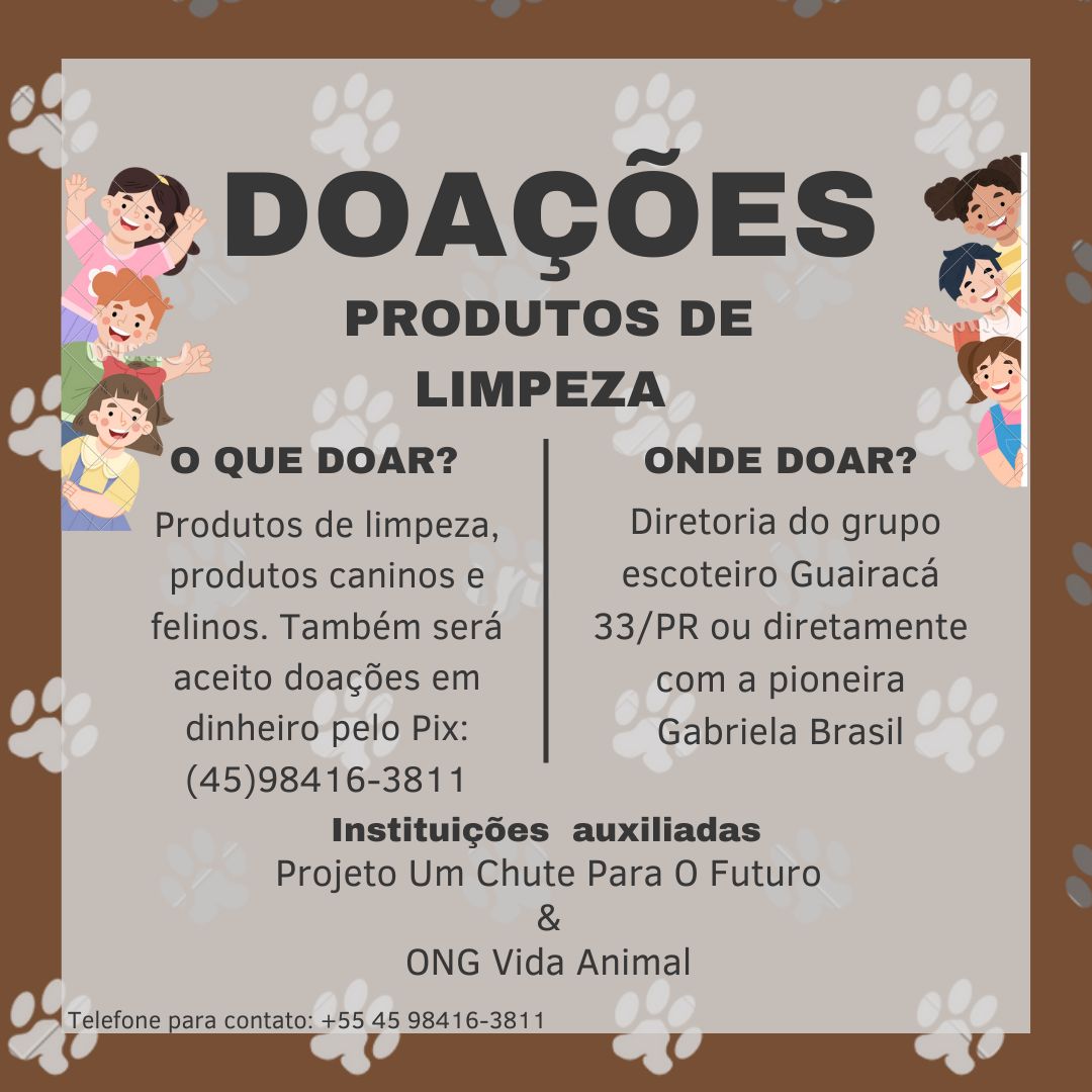 Imagem da campanha Campanha de Doações – Produtos de Limpeza